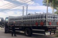 Defesa Civil de Itaja realiza 2 fiscalizao do transporte rodovirio de produtos perigosos